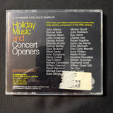 CD G. Schirmer Catalogue Sampler 'Holiday Music and Concert Openers' (1999) 20th century composers