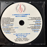 CD Capella Cantorum Men's Chorus 'June 11, 2006' Old Saybrook CT