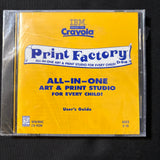 CD-ROM IBM Crayola Print Factory All In One Art and Print Studio new sealed
