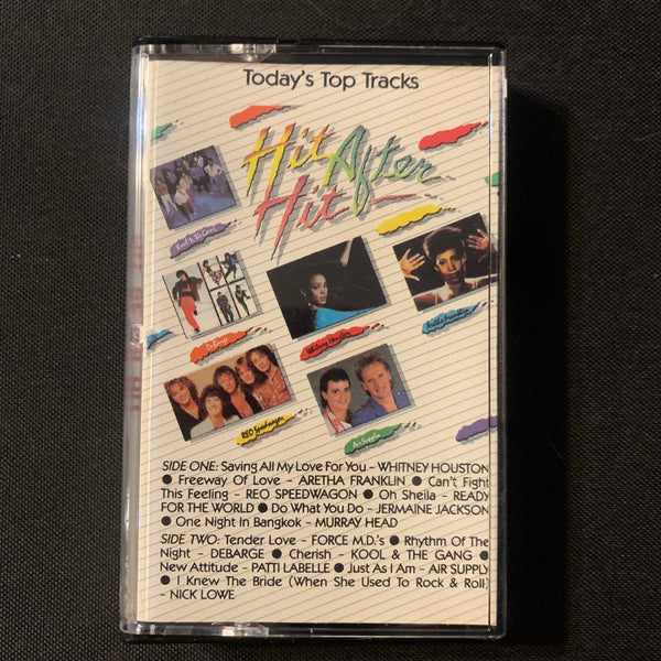 CASSETTE K-Tel Hit After Hit (1985) Whitney Houston, REO Speedwagon, Air Supply, Nick Lowe