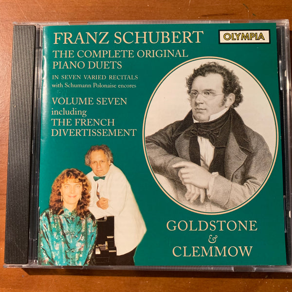 CD Schubert 'Complete Original Piano Duets Vol 7' (1999) Goldstone and Clemmow