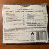 CD Schubert 'Complete Original Piano Duets Vol 7' (1999) Goldstone and Clemmow