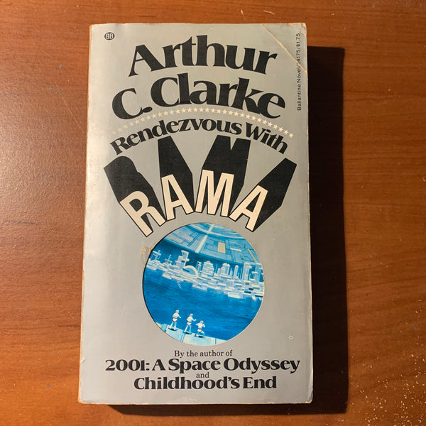 BOOK Arthur C. Clarke 'Rendezvous With Rama' (1974) paperback science fiction