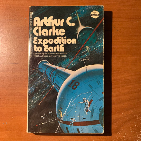 BOOK Arthur C. Clarke 'Expedition to Earth' (1972) science fiction anthology 2001