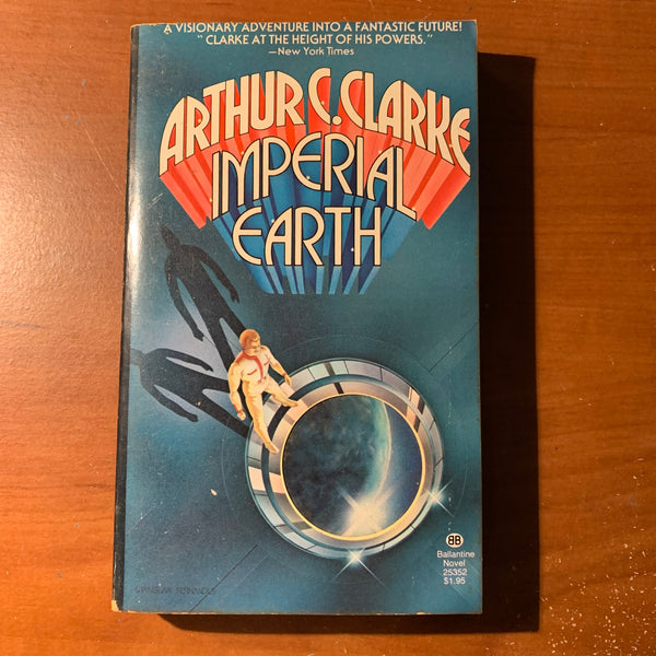 BOOK Arthur C. Clarke 'Imperial Earth' (1976) paperback science fiction