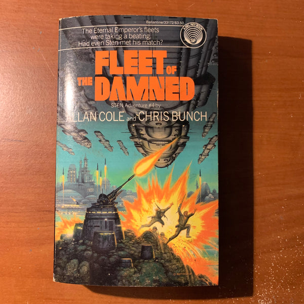 BOOK Allan Cole, Chris Bunch 'Fleet Of the Damned' (1988) paperback science fiction