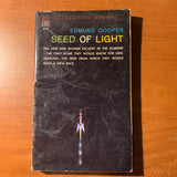 BOOK Edmund Cooper 'Seed of Light' (1959) paperback science fiction