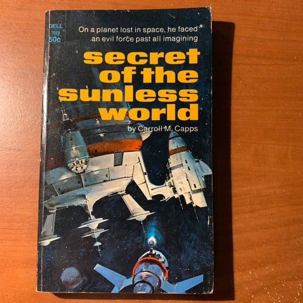 BOOK Carroll M. Capps 'Secrets of the Sunless World' (1969) paperback science fiction