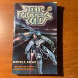 BOOK Jeffrey A. Carver 'Star Rigger's Way' (1978) Dell paperback science fiction