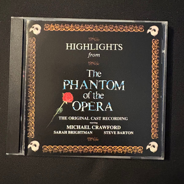 CD Phantom Of the Opera Highlights (1987) Michael Crawford, Sarah Brightman