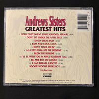 CD Andrews Sisters 'Greatest Hits' (1990) Boogie Woogie Bugle Boy, Don't Fence Me In