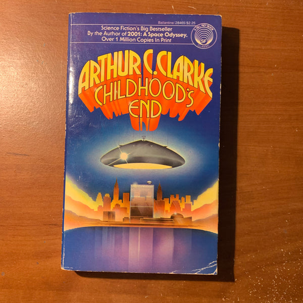 BOOK Arthur C. Clarke 'Childhood's End' (1980) paperback science fiction