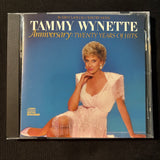 CD Tammy Wynette 'Anniversary: Twenty Years of Hits' (1987) Stand By Your Man, D-I-V-O-R-C-E