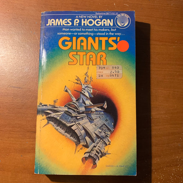 BOOK James P. Hogan 'Giants' Star' (1981) paperback science fiction