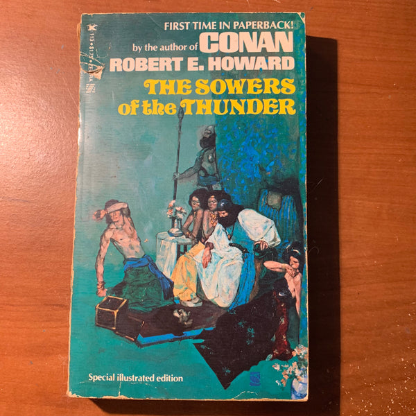 BOOK Robert E. Howard 'Sowers of the Thunder' (1975) paperback fantasy