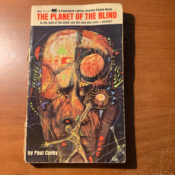 BOOK Paul Corey 'Planet of the Blind' (1969) paperback science fiction