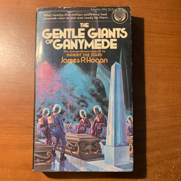 BOOK James P. Hogan 'The Gentle Giants of Ganymede' (1982) paperback science fiction