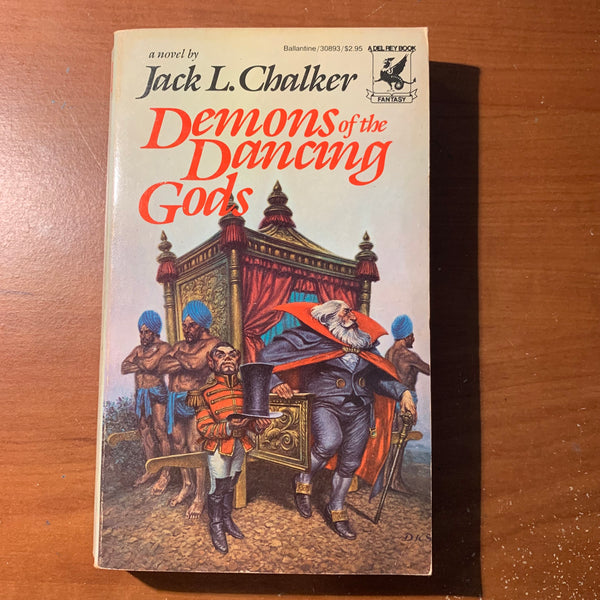 BOOK Jack L. Chalker 'Demons of the Dancing Gods' (1984) paperback fantasy