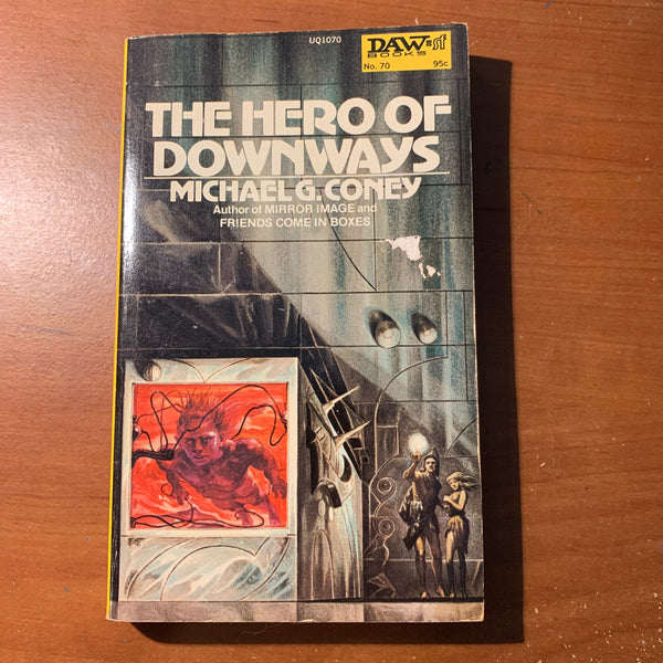 BOOK Michael G. Coney 'The Hero of Downways' (1973) DAW science fiction paperback