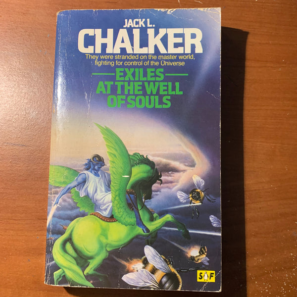 BOOK Jack L. Chalker 'Exiles At the Well of Souls' (1982) paperback UK science fiction