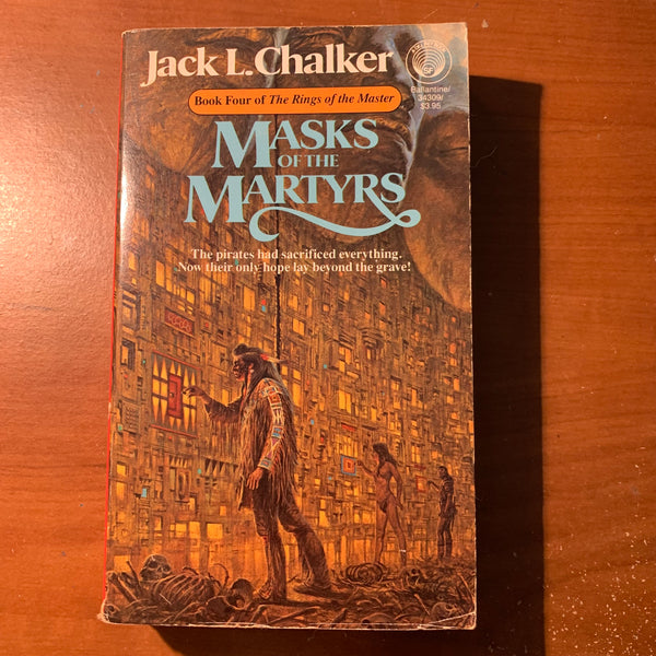 BOOK Jack L. Chalker 'Masks of the Martyrs: Rings of the Master, Book Four' (1988) science fiction