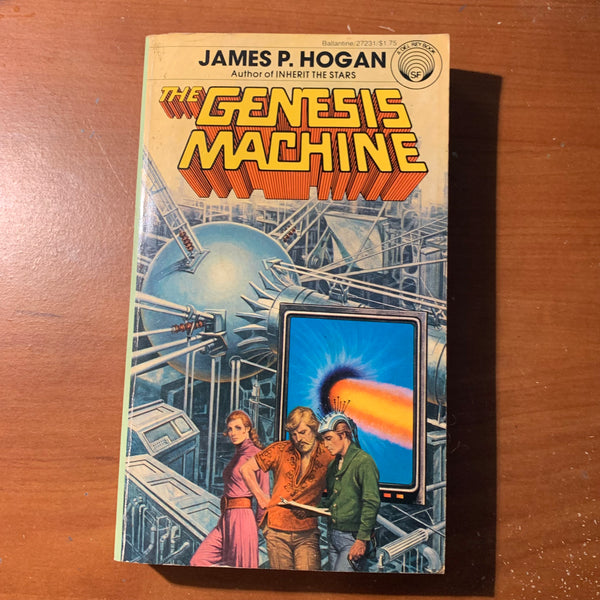 BOOK James P. Hogan 'The Genesis Machine' (1978) paperback science fiction