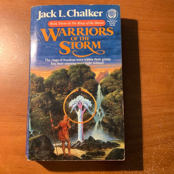 BOOK Jack L. Chalker 'Warriors of the Storm: Rings of the Master, Book 3' (1987) science fiction