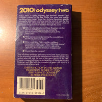 BOOK Arthur C. Clarke '2010: Odyssey Two' (1984) paperback science fiction