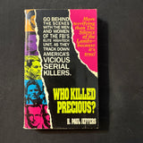 BOOK H. Paul Jeffers 'Who Killed Precious' (1992) true crime PB