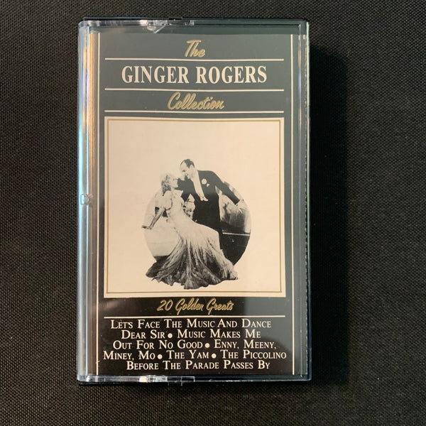 CASSETTE Ginger Rogers 'Collection' (1986) import tape Let's Face the Music and Dance