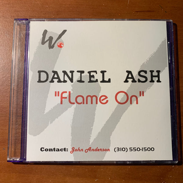 CD Daniel Ash 'Flame On' 1-trk radio DJ promo single Windswept