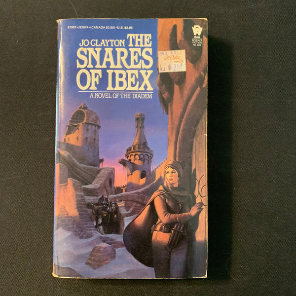 BOOK Jo Clayton 'The Snares of Ibex' (1984) PB science fiction fantasy Diadem