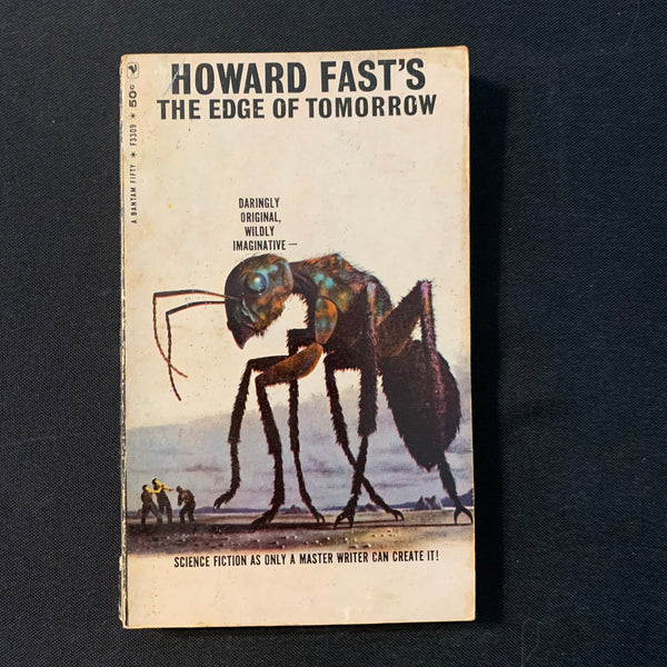 BOOK Howard Fast 'Edge of Tomorrow' (1966) PB science fiction