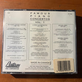 CD Famous Piano Concertos Vol. 1 (1994) 3-disc set Mozart, Beethoven, Grieg