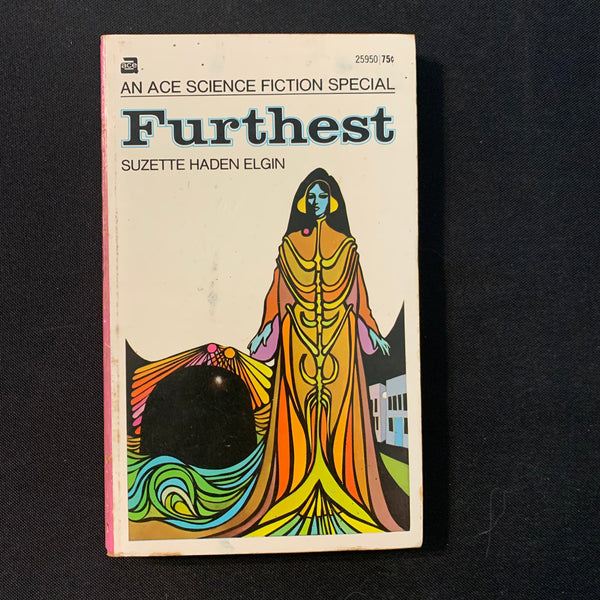 BOOK Suzette Haden Elgin 'Furthest' (1971) Ace PB science fiction