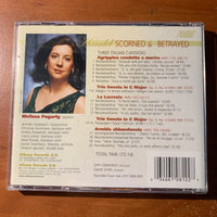 CD Handel: Scorned and Betrayed, Three Italian Cantatas (2005) Melissa Fogarty, soprano