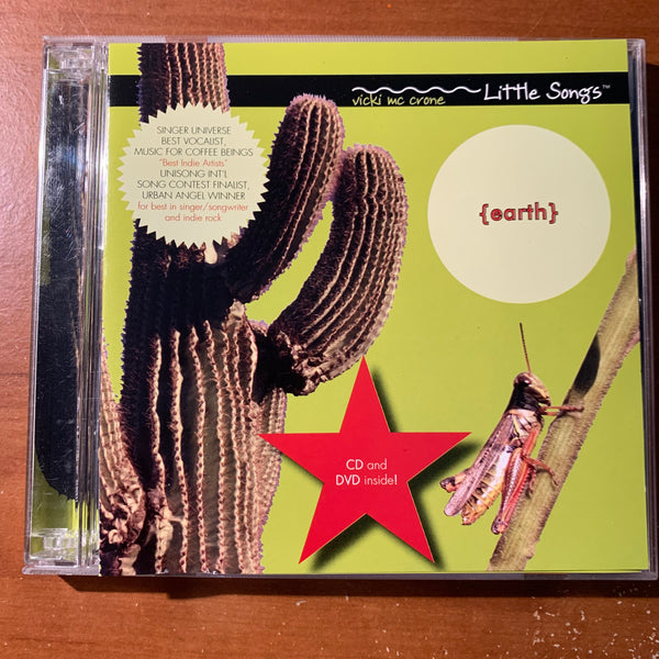 CD Vicki McCrone 'Little Songs: Earth" (2007) CD+DVD music for kids