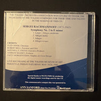 CD Rachmaninoff 'Symphony No. 2' (2000) Toledo Symphony Orchestra, Andrew Massey