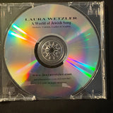 CD Laura Wetzler 'A World of Jewish Song' (2000) Hebrew, Yiddish, Ladino and English signed