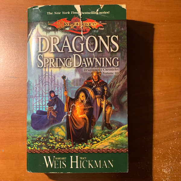 BOOK Margaret Weis, Tracy Hickman 'Dragonlance: Dragons of Spring Dawning' (2000)
