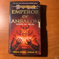 BOOK Douglas Niles 'Dragonlance: Emperor of Ansalon' (1993) Villains Series Volume III