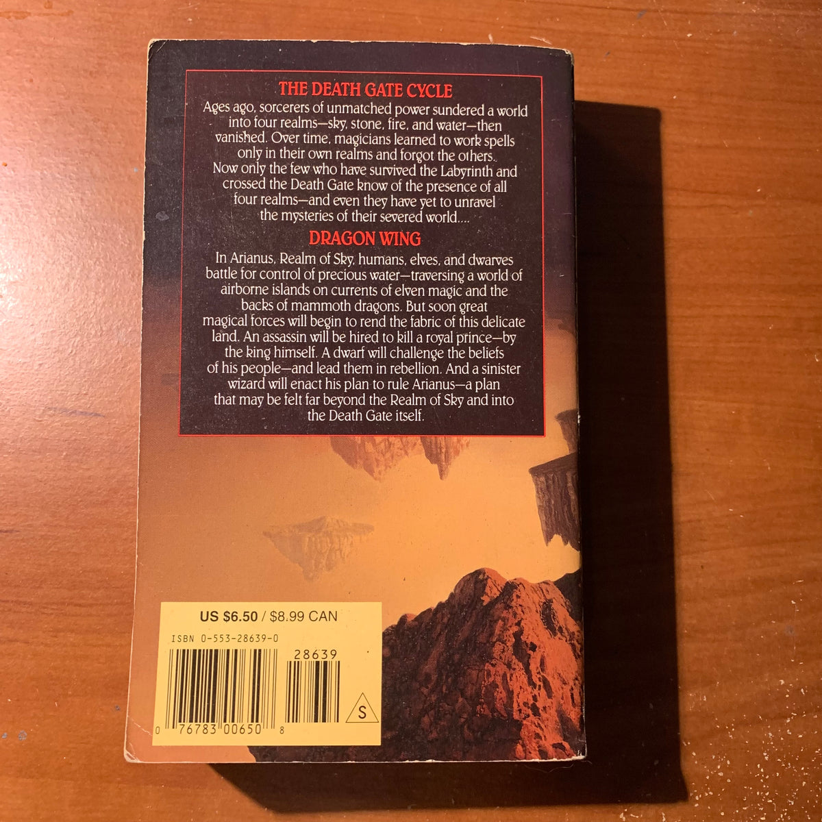 Death Gate Cycle Runes BOOK Margaret Weis, Tracy Hickman 'Death Gate Cycle: Dragon Wing Volum ...