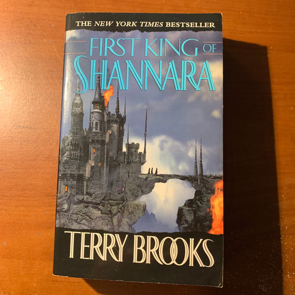 BOOK Terry Brooks 'First King of Shannara' (1997) paperback fantasy