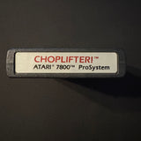ATARI 7800 Choplifter (1987) tested video game cartridge helicopter arcade