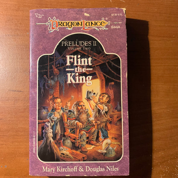 BOOK Mary Kirchoff, Douglas Niles 'Dragonlance: Flint the King' (1990) Preludes II, Volume Two