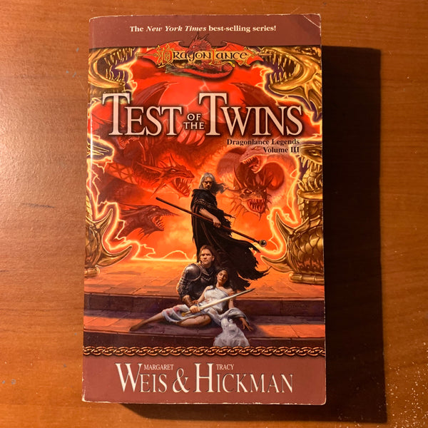 BOOK Margaret Weis, Tracy Hickman 'Dragonlance: Test of the Twins' (2000) Dragonlance Legends