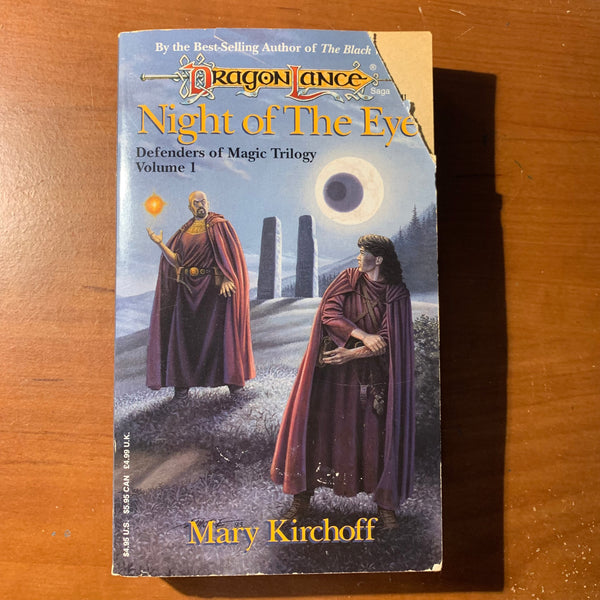 BOOK Mary Kirchoff 'Dragonlance: Night Of the Eye' (1994) Defenders of Magic Trilogy Book I