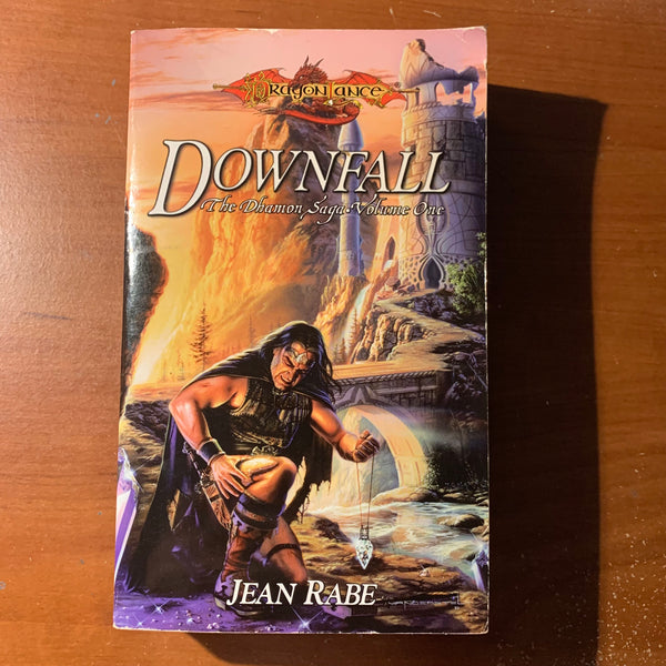 BOOK Jean Rabe 'Dragonlance: Downfall' (2001) Dhamon Saga, Volume One