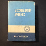 BOOK Mary Baker Eddy 'Miscellaneous Writings 1883-1896' HC Christian Science