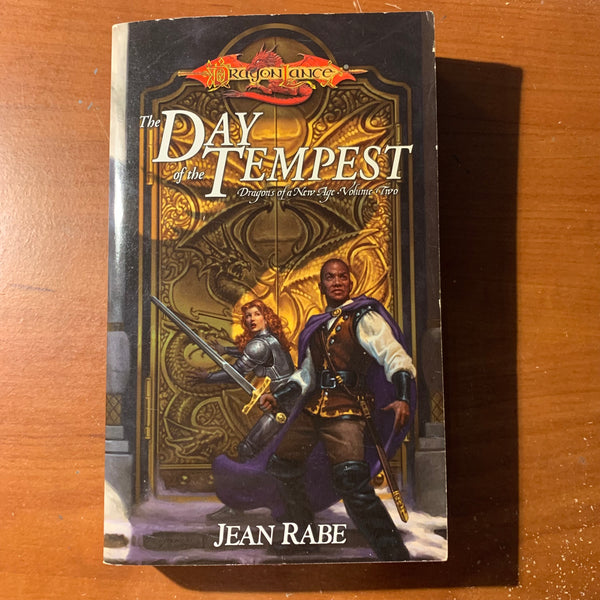 BOOK Jean Rabe 'Dragonlance: Day of the Tempest' (2000) Dragons of a New Age Volume Two